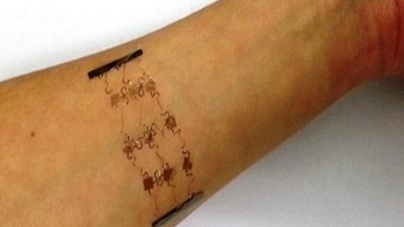 CEMSE EE Stretchable Copper Circuits Attached To The Skin