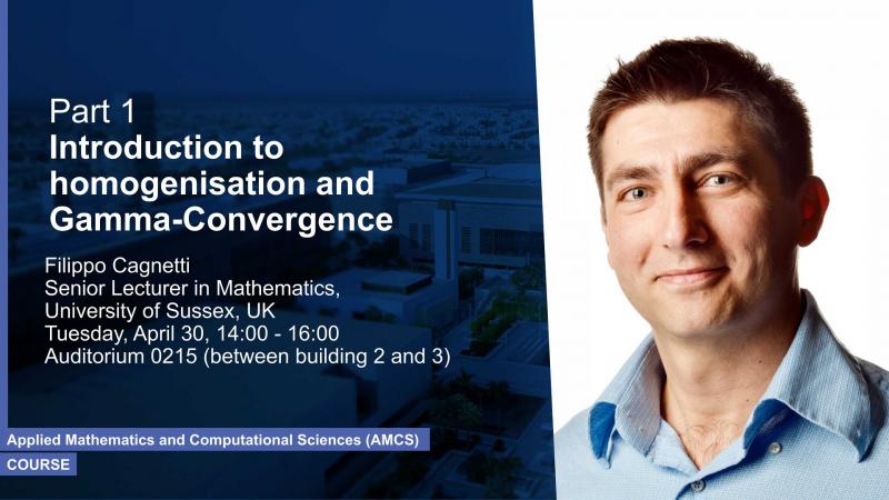 KAUST CEMSE AMCS Course Part 1 Filippo Cagnetti