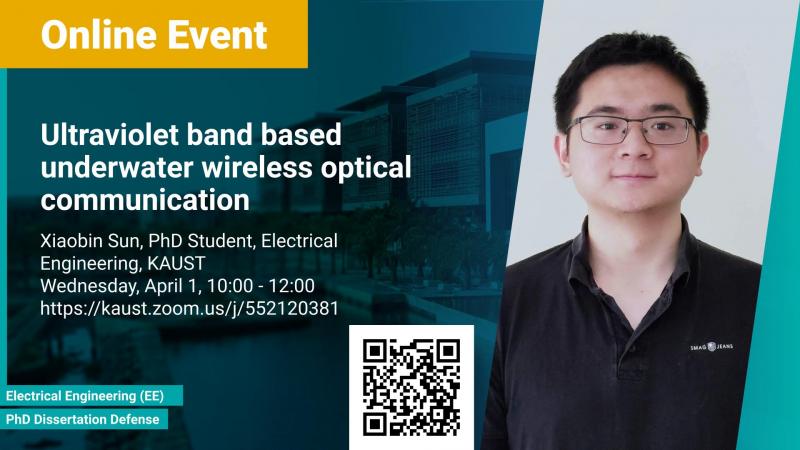 KAUST CEMSE EE PhD Dissertation Defense Xiaobin Sun Ultraviolet band based underwater wireless optical communication