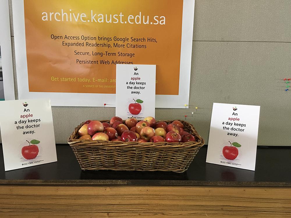 KAUST CEMSE CBRC Big Data And Human Health Apples Were Given At The End Of The Talk