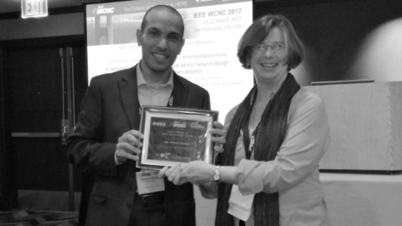KAUST CEMSE EE CTL Ahmed Bader Bestowed YPs Best Innovation Award At IEEE