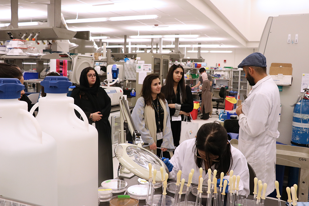 KAUST CEMSE CBRC Al Faisal Students Lab Visit