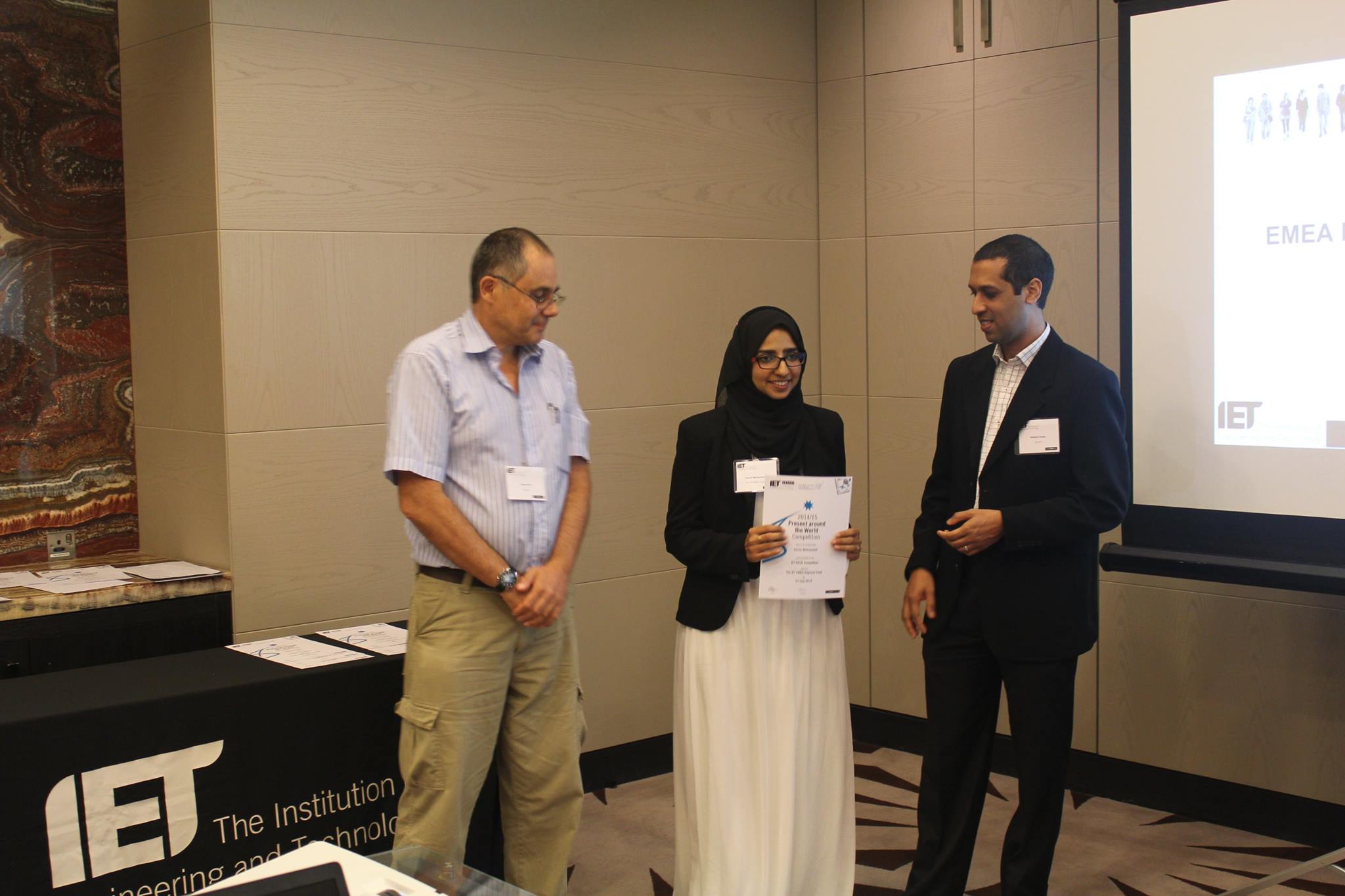 KAUST CEMSE EE SMM Hanan Mohammed Wins PATW Competition