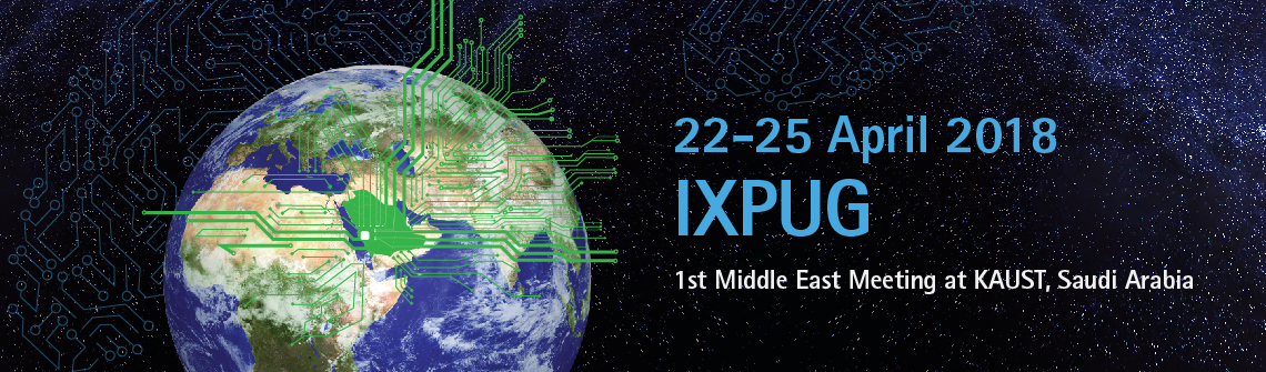 KAUST CEMSE IXPUG Middle East Conference 2018 KAUST