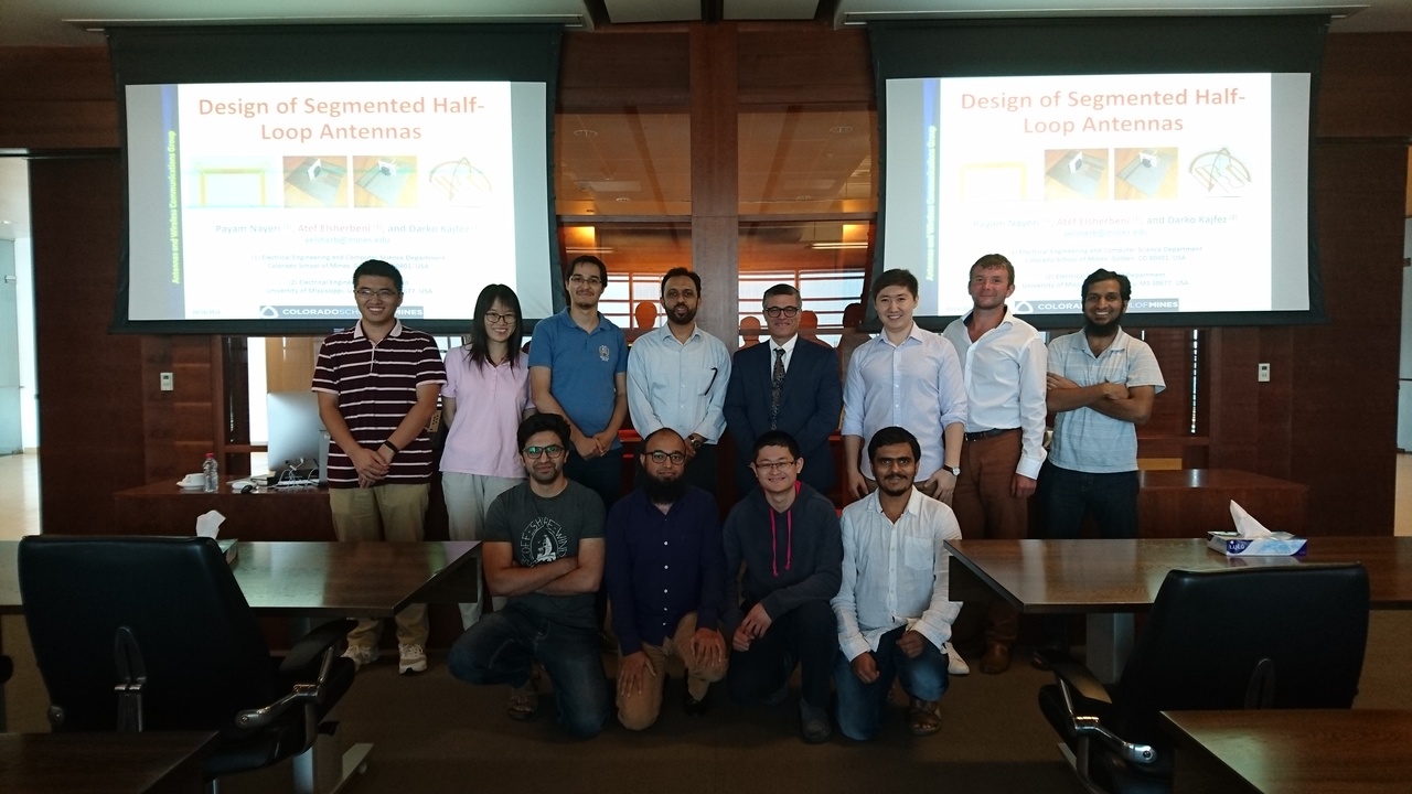 KAUST CEMSE EE IMPACT A Picture Of IMPACT Group With Prof Atef Z Elsherbeni