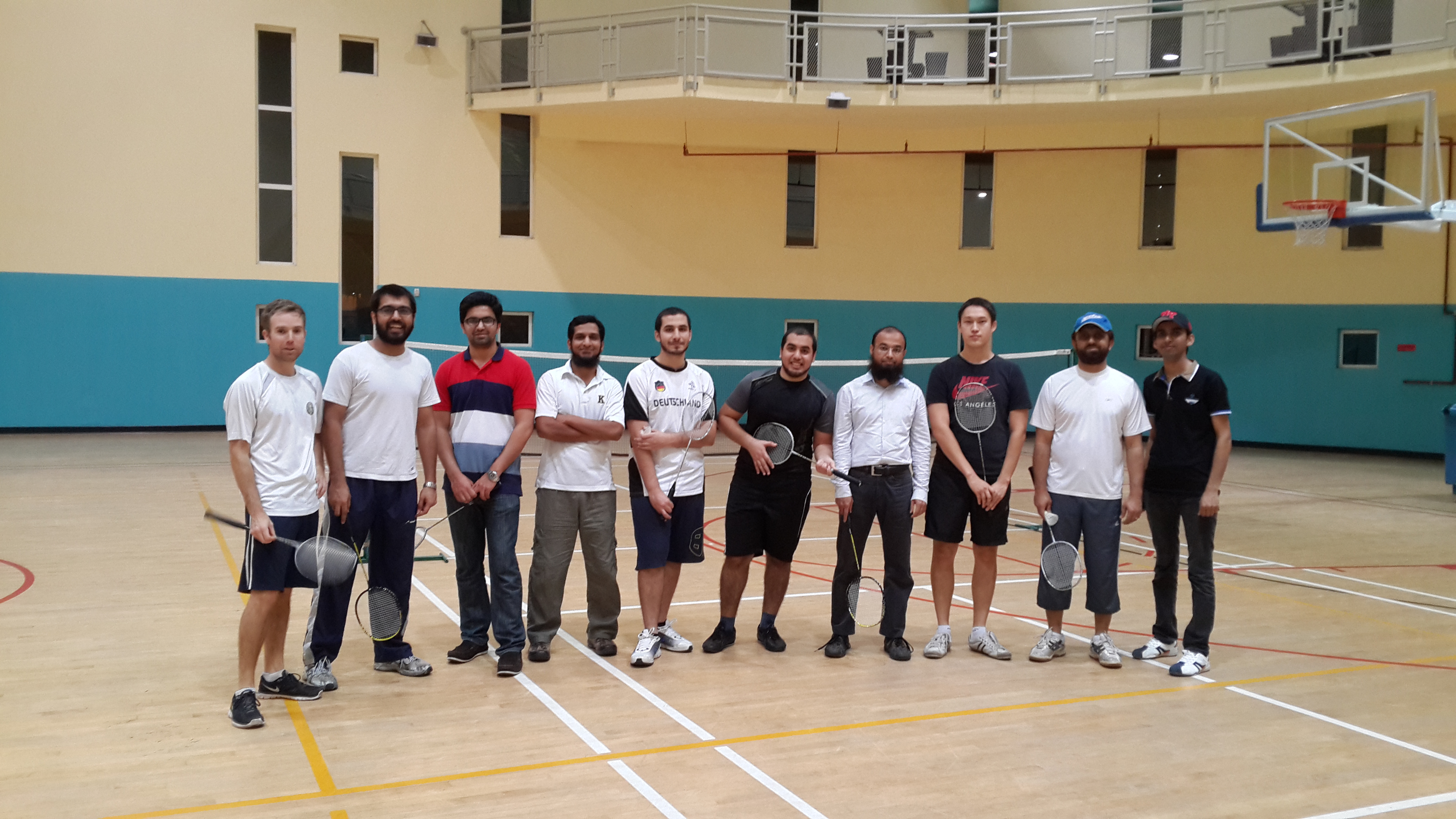 KAUST CEMSE EE IMPACT Group Badminton Event