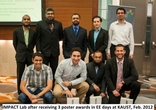KAUST CEMSE EE IMPACT IMPACT Lab After Receiving 3 Poster Awards