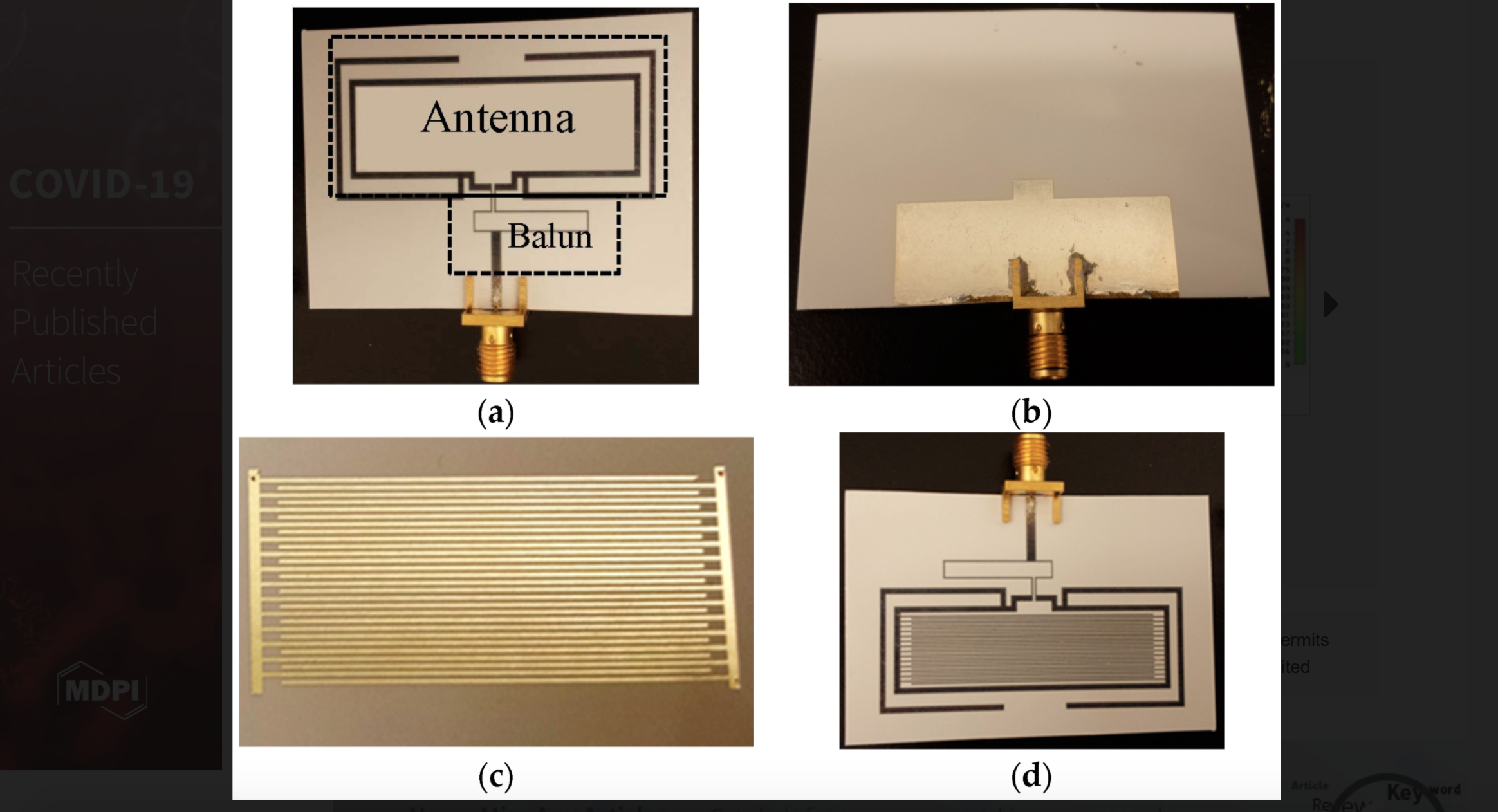 Disposable, paper-based, inkjet-printed humidity and H2S gas sensor for passive sensing applications