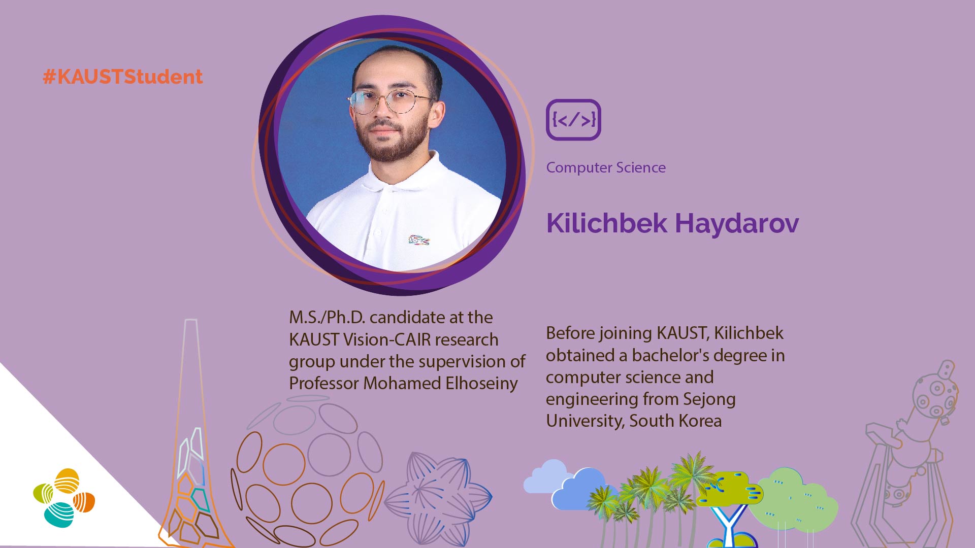 KAUST CEMSE CS VISION CAIR Kilichbek Haydarov Student Profile