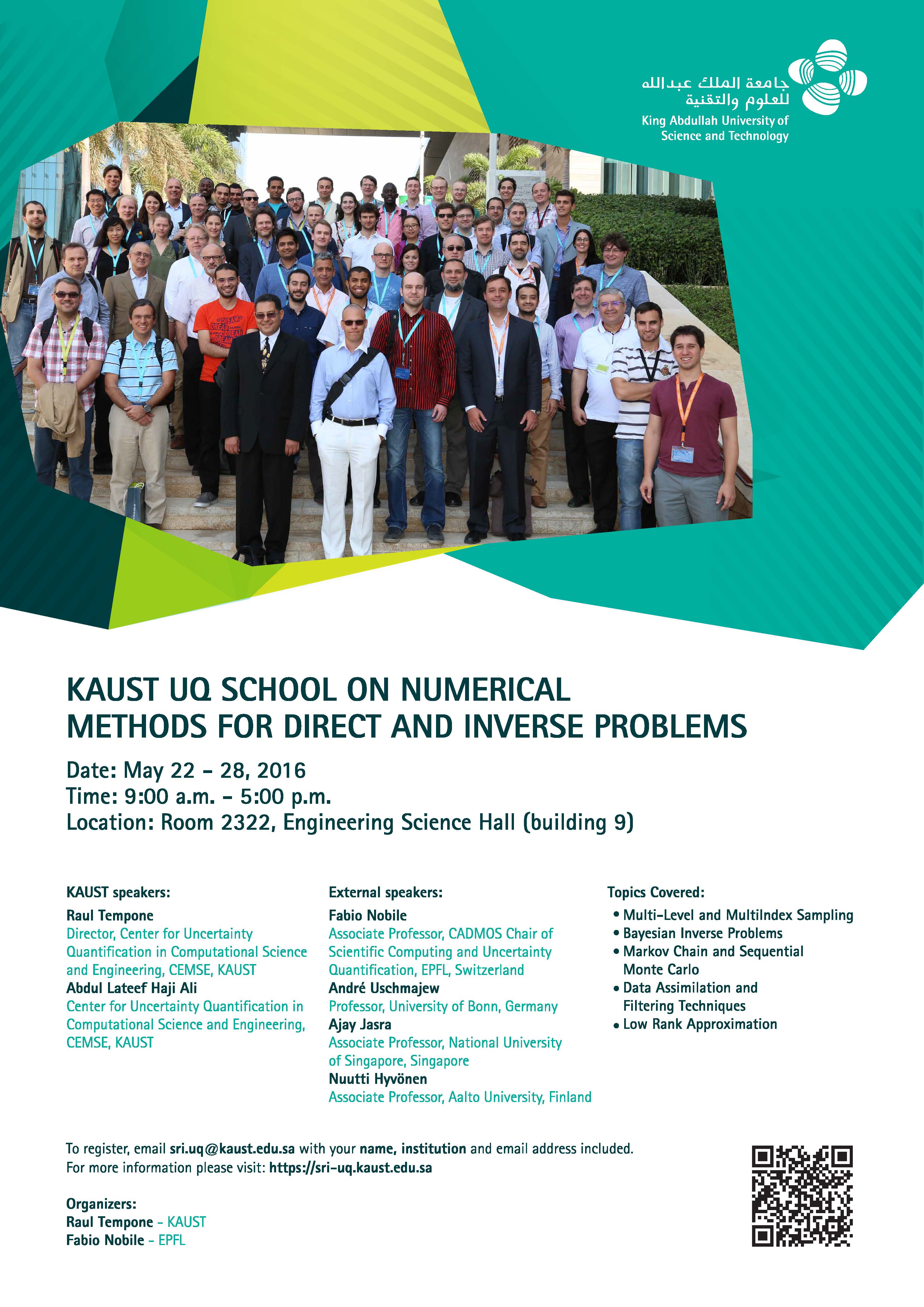 KAUST CEMSE AMCS STOCHNUM KAUST UQ School 2016 poster digital