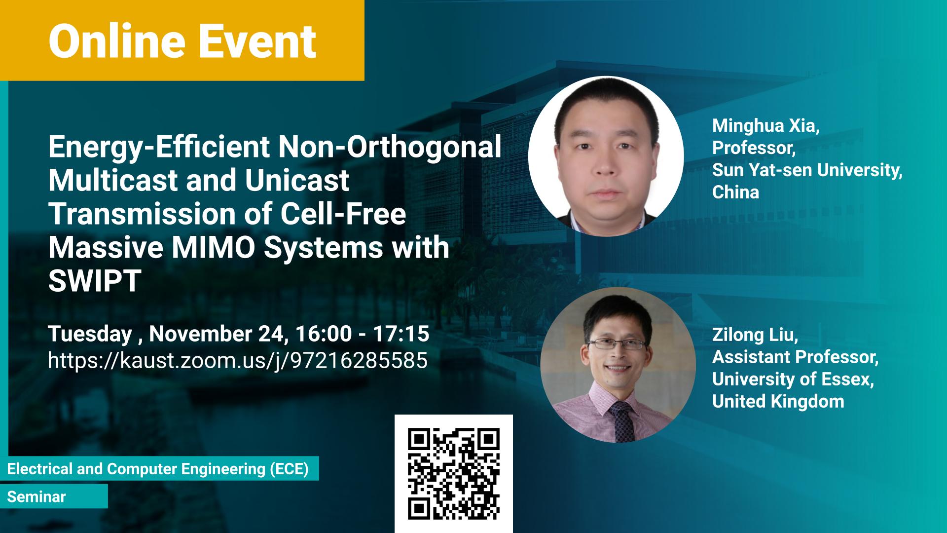 KAUST CEMSE ECE Online Minghua  Xia and Zilong  Liu Cell Free Massive MIMO Systems with SWIPT