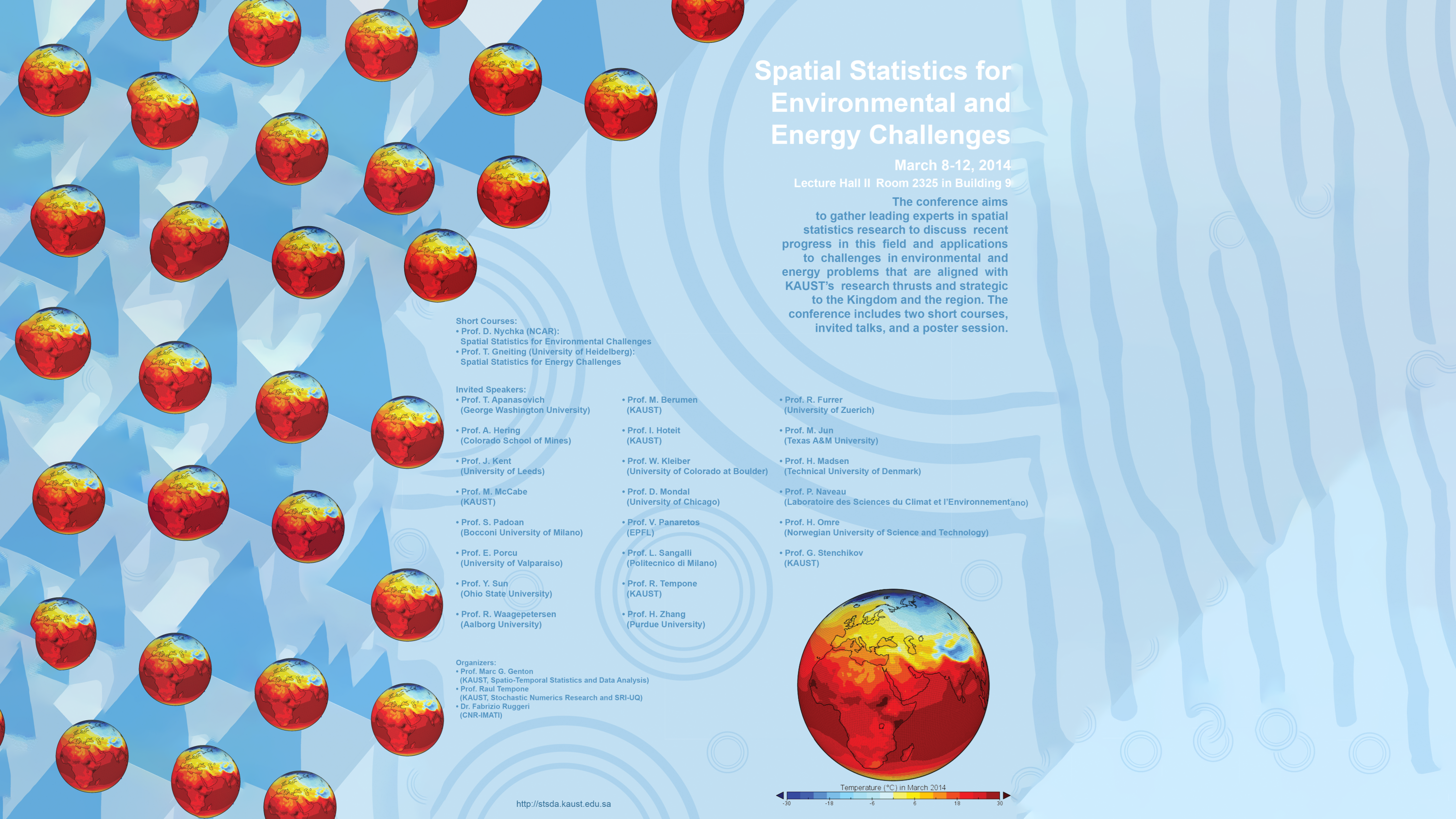 KAUST CEMSE AMCS STOCHNUM Conference on Spatial Statistics for Environmental and Energy Challenges