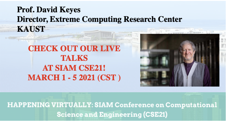 ECRC Live Talks at SIAM CSE21
