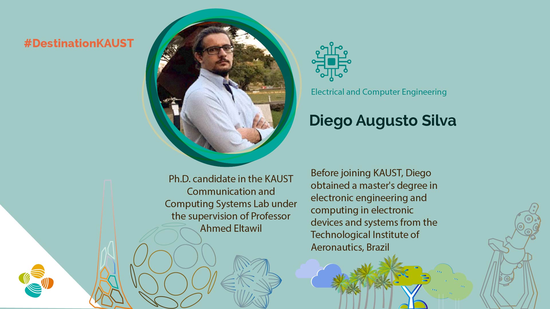 KAUST CEMSE ECE CCSL Diego Augusto Silva Student profile