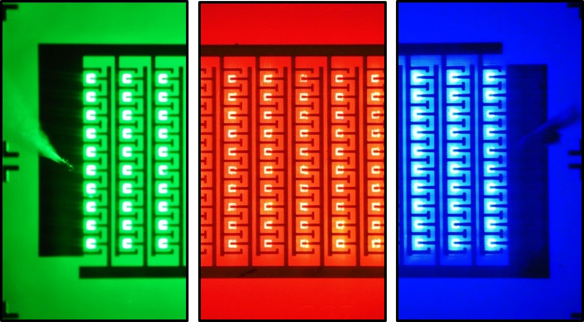 RGB nicroLED array