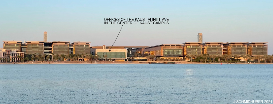 KAUST AI Initiative view office location from outside at KAUST beacon