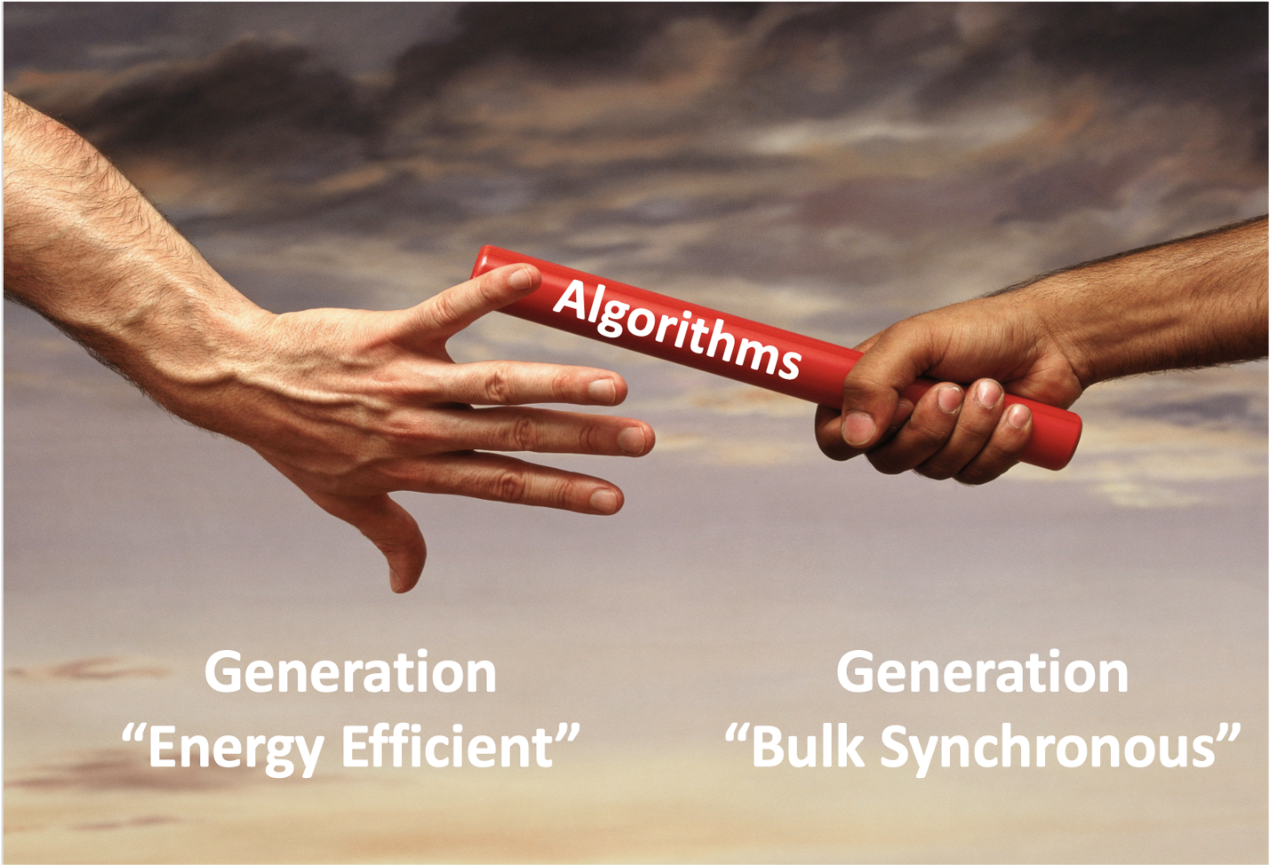 Generation change: from bulk synchronous to energy efficient computations