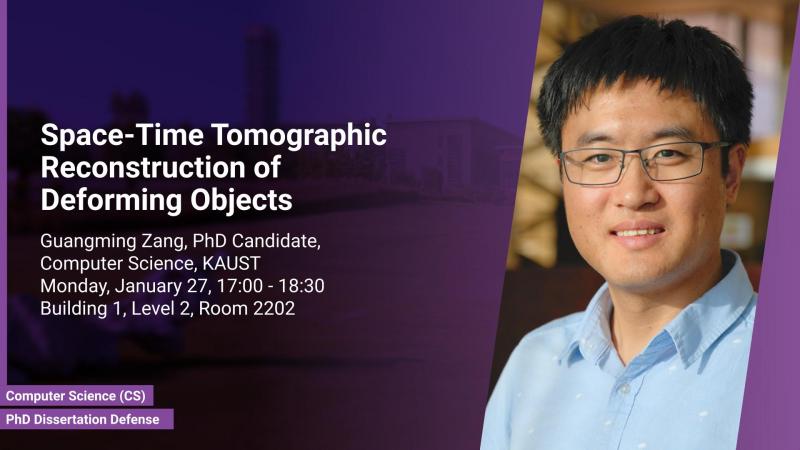 KAUST CEMSE CS PhD Dissertation Defense Guangming Zang Space Time Tomographic Reconstruction of Deforming Objects