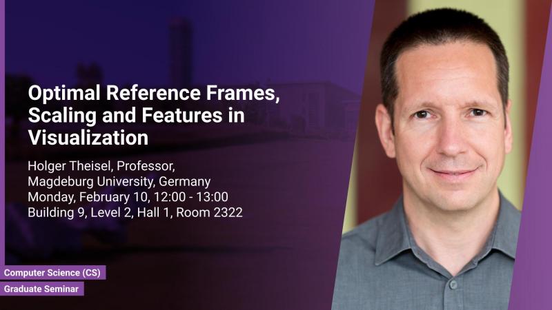 KAUST CEMSE CS Graduate Seminar Holger Theisel Optimal Reference Frames Scaling and Features in Visualization