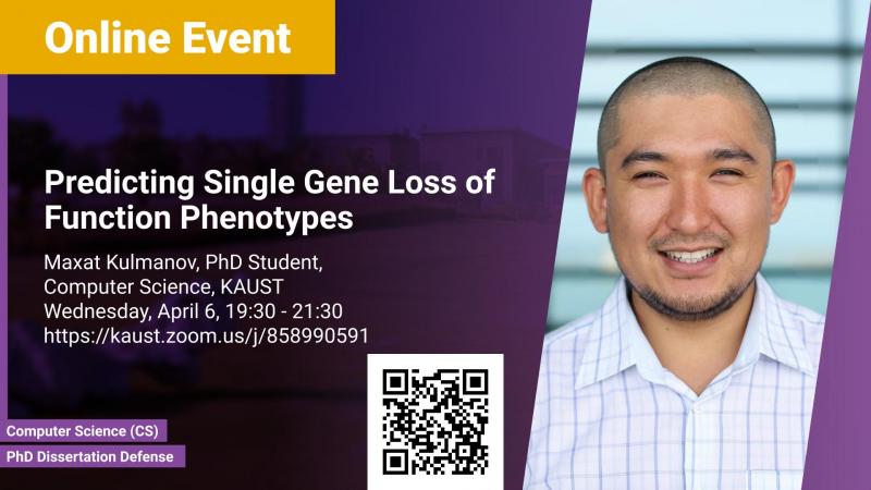 KAUST CEMSE STAT PhD Dissertation Defense Maxat Kulmanov Predicting Single Gene Loss of Function Phenotypes