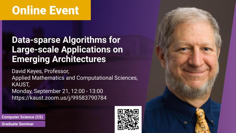 KAUST CEMSE CS Graduate Seminar David Keyes Algorithms for Large scale Applications on Emerging Architectures