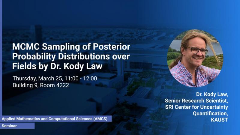 KAUST CEMSE AMCS STOCHNUM Seminar Kody Law MCMC Sampling of Posterior Probability Distributions
