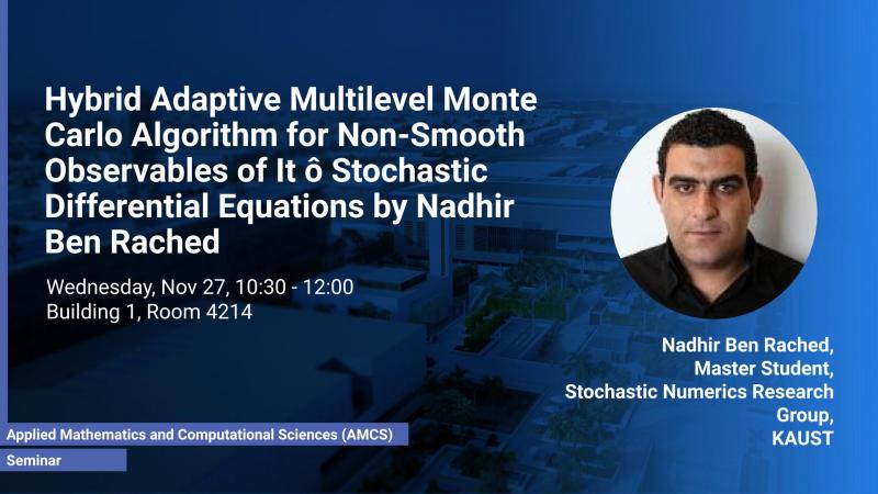 KAUST CEMSE AMCS STOCHNUM Seminar Nadhir Ben Rached Hybrid Adaptive Multilevel Monte Carlo Algorithm