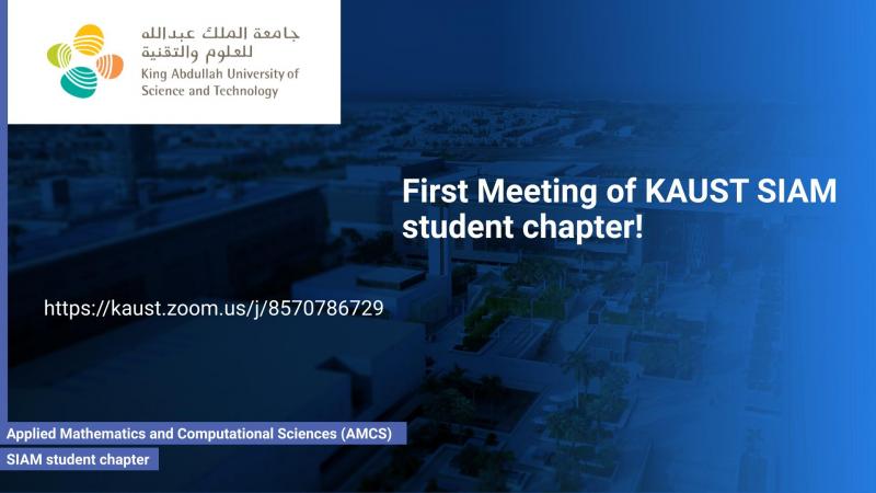 KAUST CEMSE AMCS SIAM student chapter
