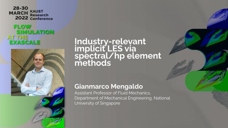 KAUST CEMSE exaflow Gianmarco Mengaldo Industry-relevant implicit LES via spectral/hp element methods