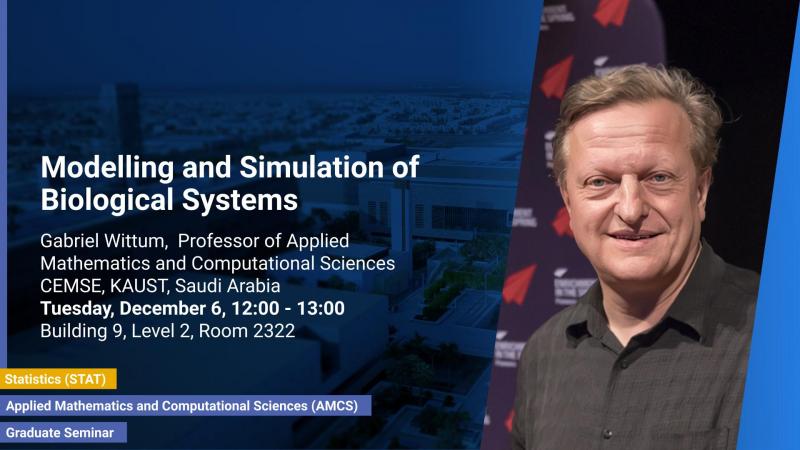 KAUST CEMSE AMCS STAT Graduate Seminar Gabriel Wittum Modelling and Simulation of Biological Systems