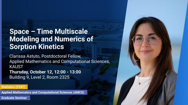 KAUST-CEMSE-AMCS- STAT- Graduate- Seminar- Clarissa- Astuto-Space–Time Multiscale Modeling and Numerics of Sorption Kinetics
