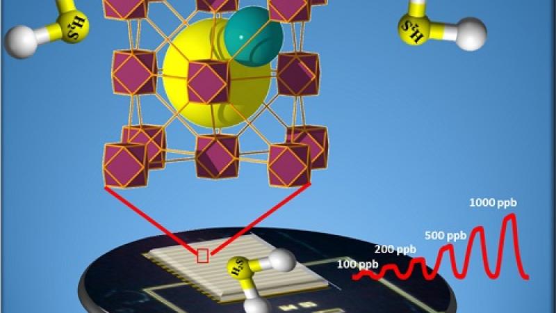 CEMSE EE MOF Can Detect The Presence Of Hydrogen Sulfide Gas