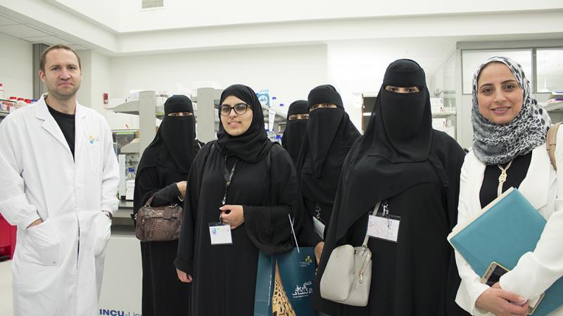 KAUST CEMSE CBRC King Saud University Students Visit CBRC Lab