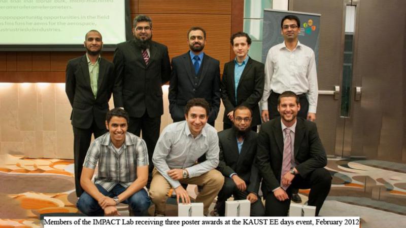 KAUST CEMSE EE IMPACT IMPACT Lab After Receiving Three Poster Awards
