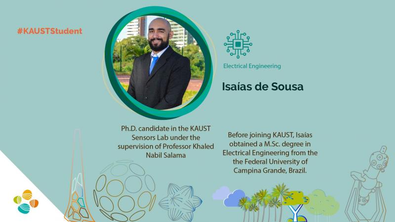 KAUST CEMSE EE Sensors Isaias de Sousa Student Profile