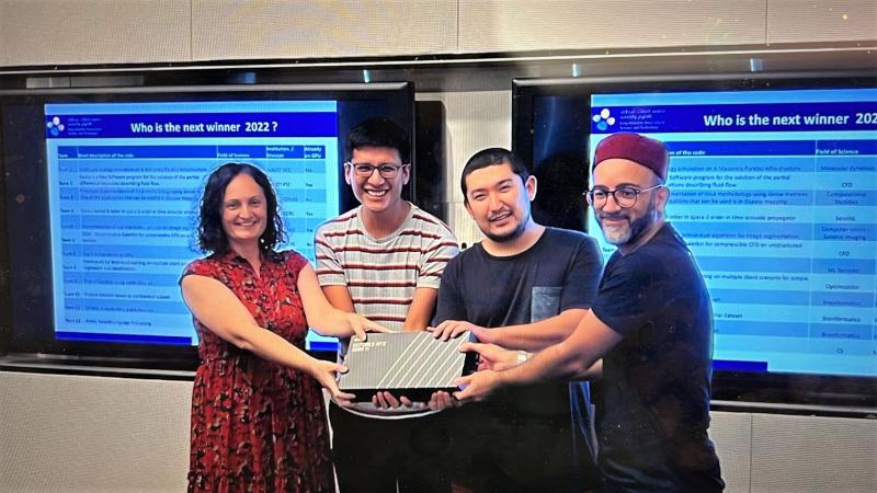 BORG team win at the KAUST-NVIDIA GPU Hackathon 2022-1