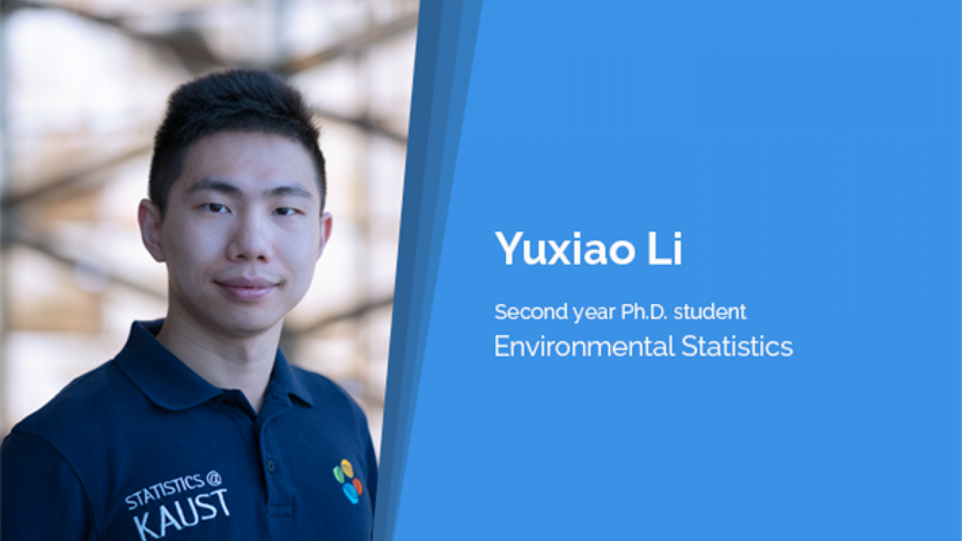CEMSE STAT PhD Student Yuxiao Li