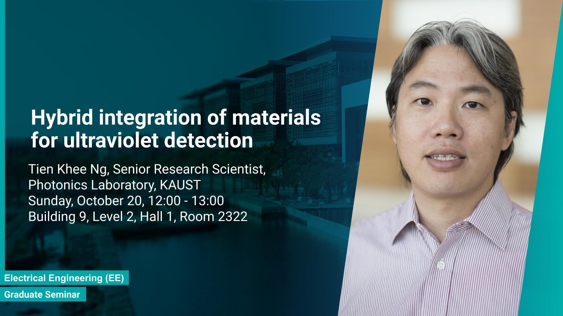 KAUST CEMSE EE Graduate Seminar Tien Khee Ng Hybrid integration of materials