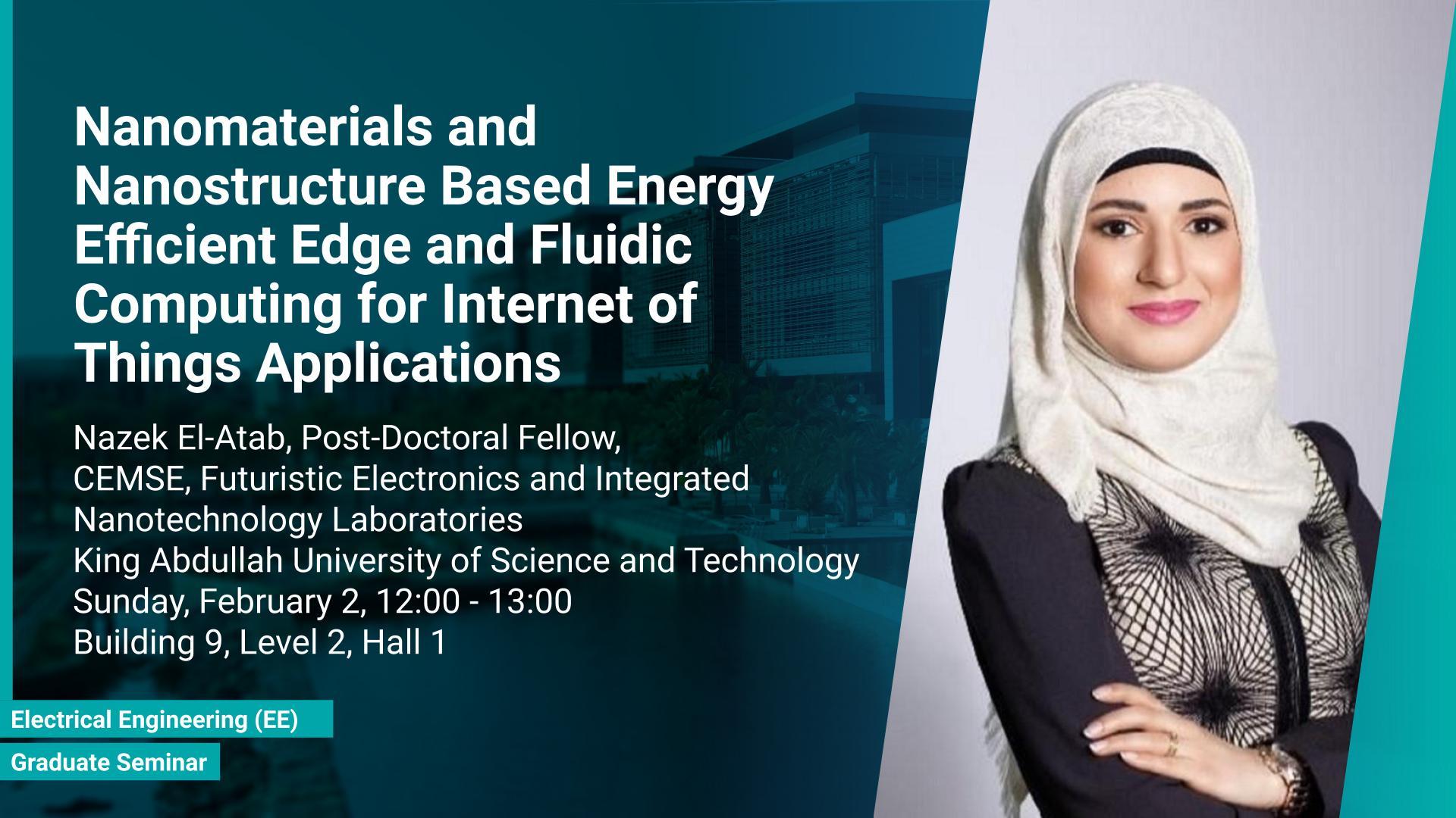 KAUST CEMSE EE Graduate Seminar 2020 02 02 Nazek El Atab Energy Efficient Edge Computing for IoT