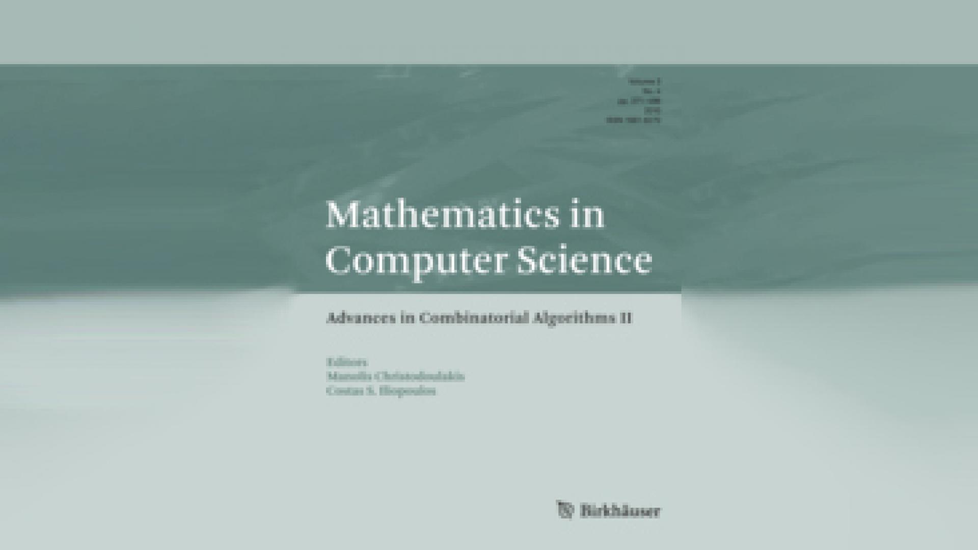 KAUST CEMSE CS MINE Mathematics In Computer Science