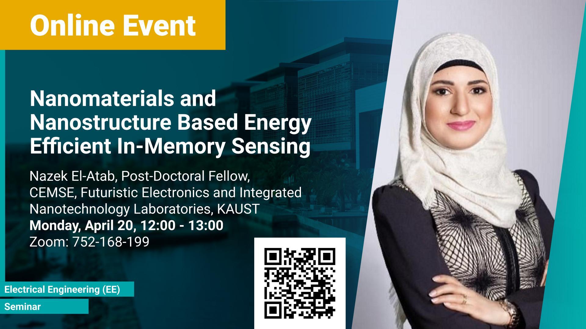 KAUST CEMSE EE Seminar Nazek Elatab Nanomaterials and Nanostructure Based Energy Efficient In Memory Sensing