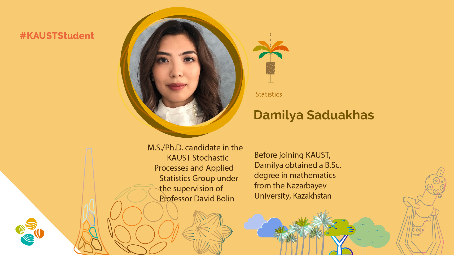 KAUST CEMSE STAT STOCHPROC Damilya Saduakhas Student Profile