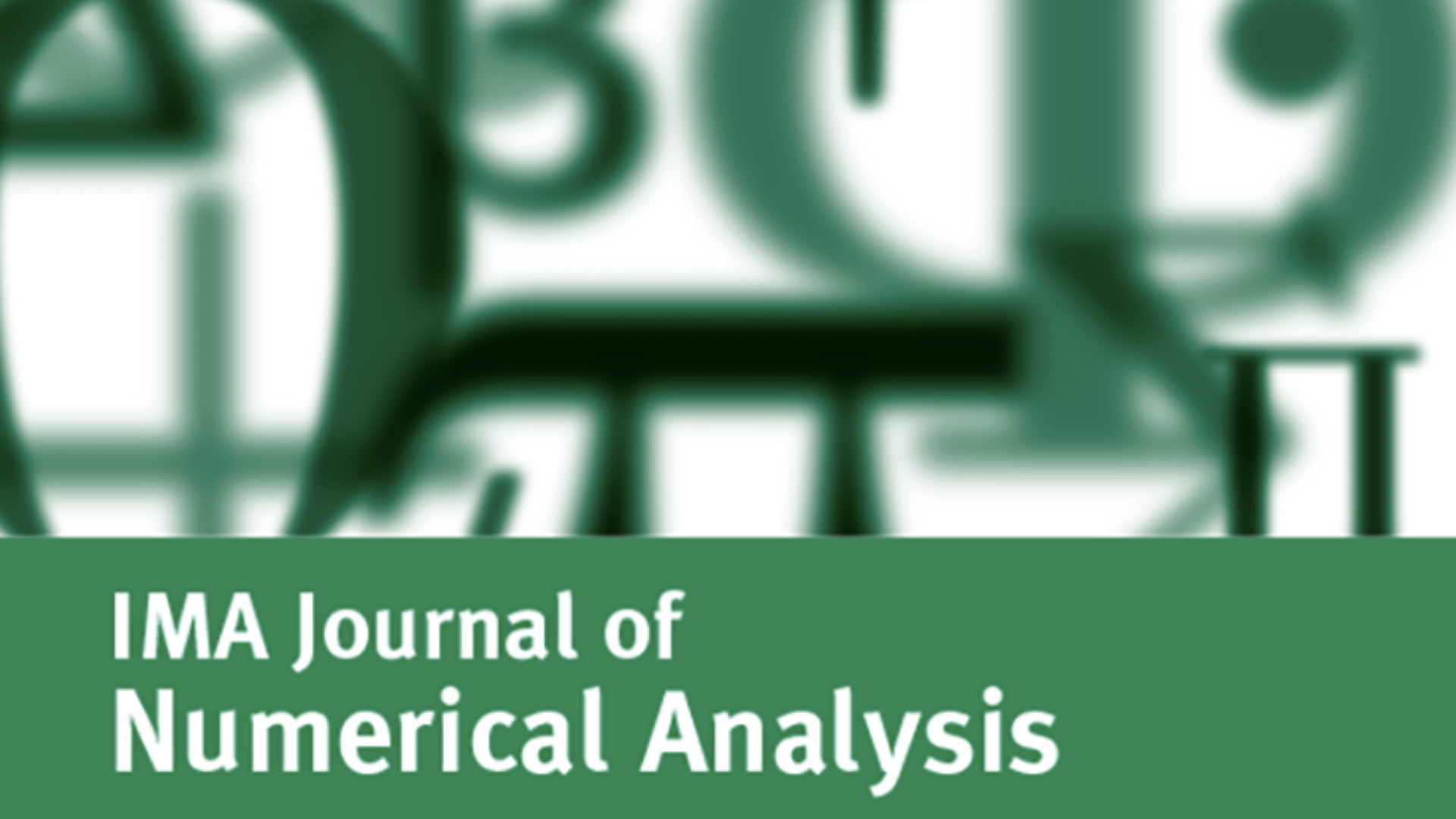 IMA Journal of Numerical Analysis