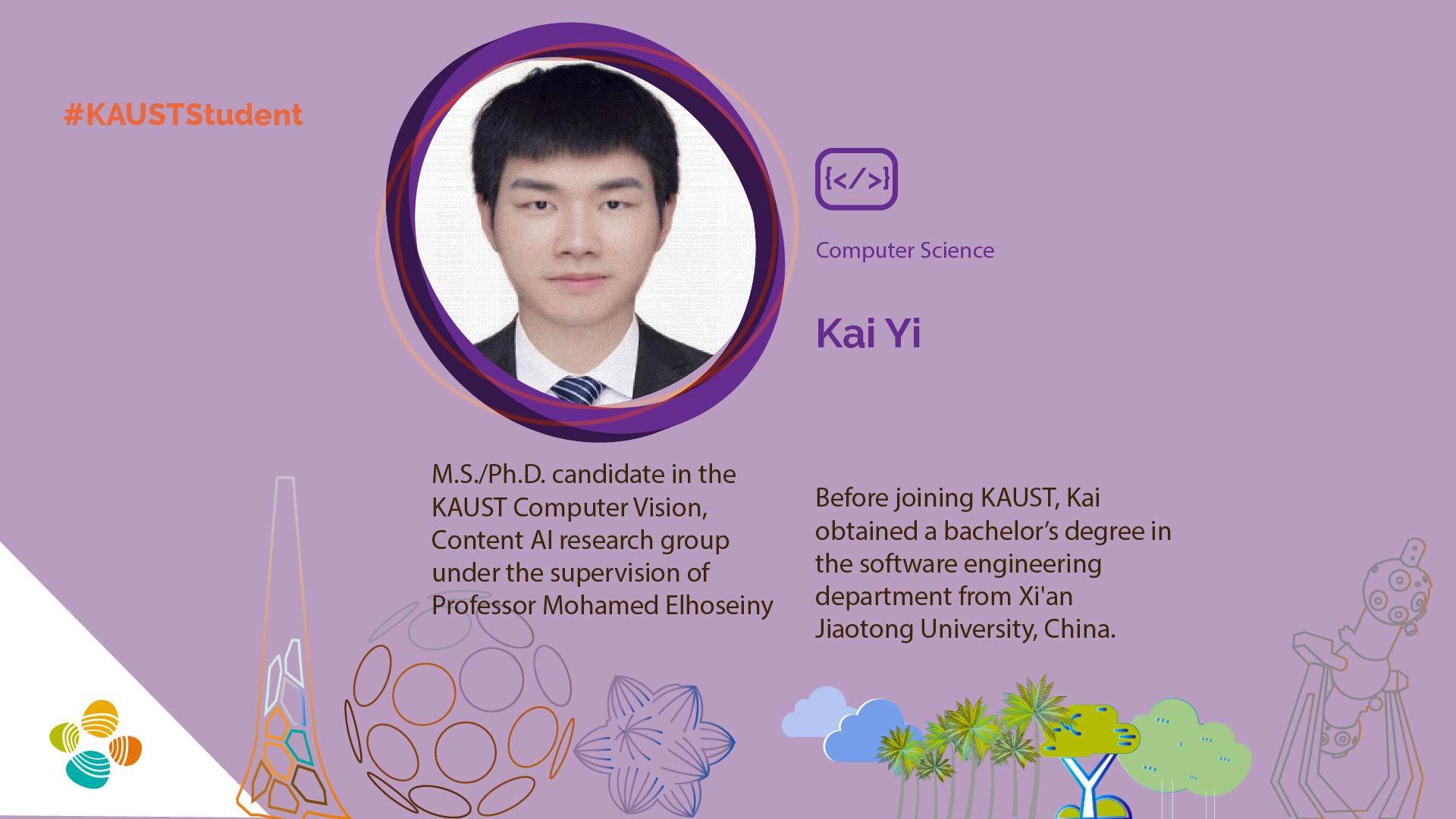 KAUST CEMSE CS VISION CAIR Kai Yi Student Profile