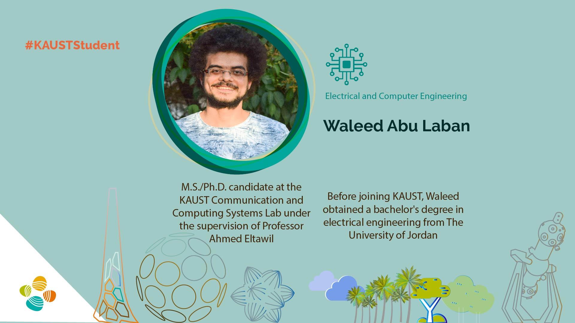 KAUST CEMSE ECE CCSL Waleed Abu Laban Student Profile