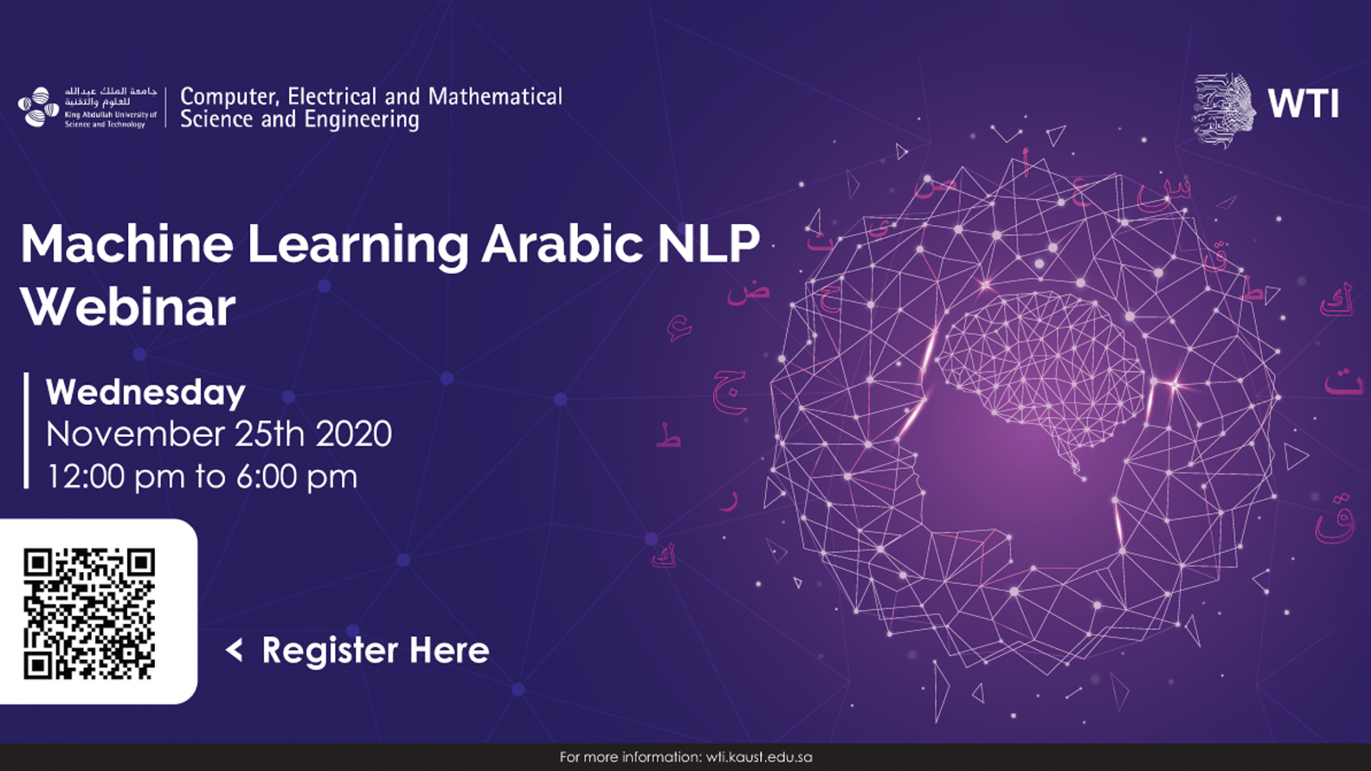 KAUST CEMSE Machine Learning Arabic NLP Webinar