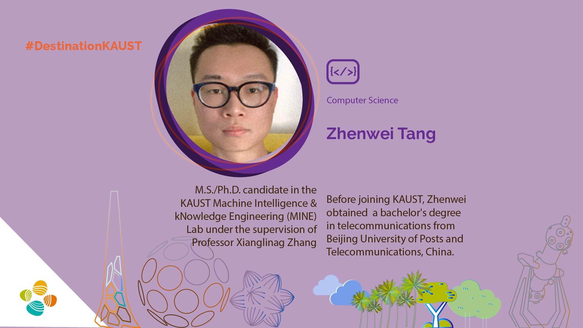 KAUST CEMSE CS MINE Zhenwei Tang Student profile