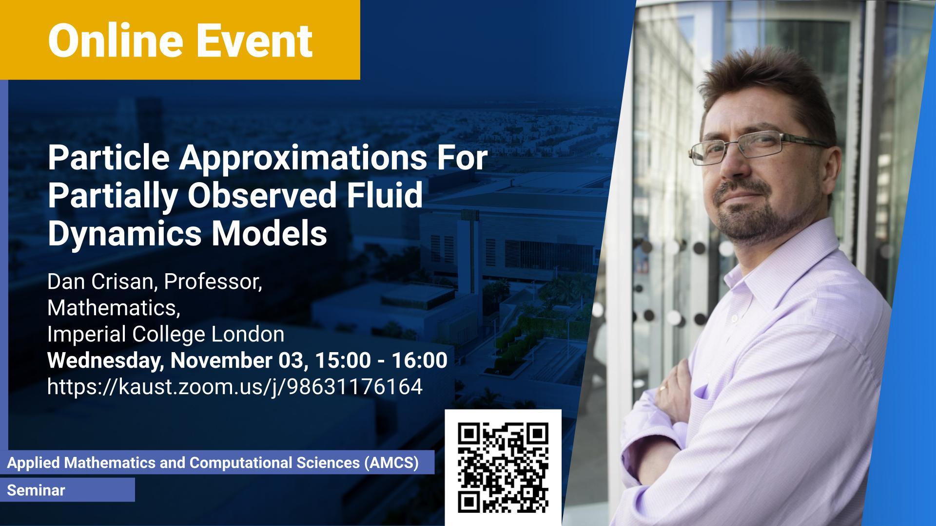 KAUST-CEMSESeminar Particle Approximations For Partially Observed Fluid Dynamics Models