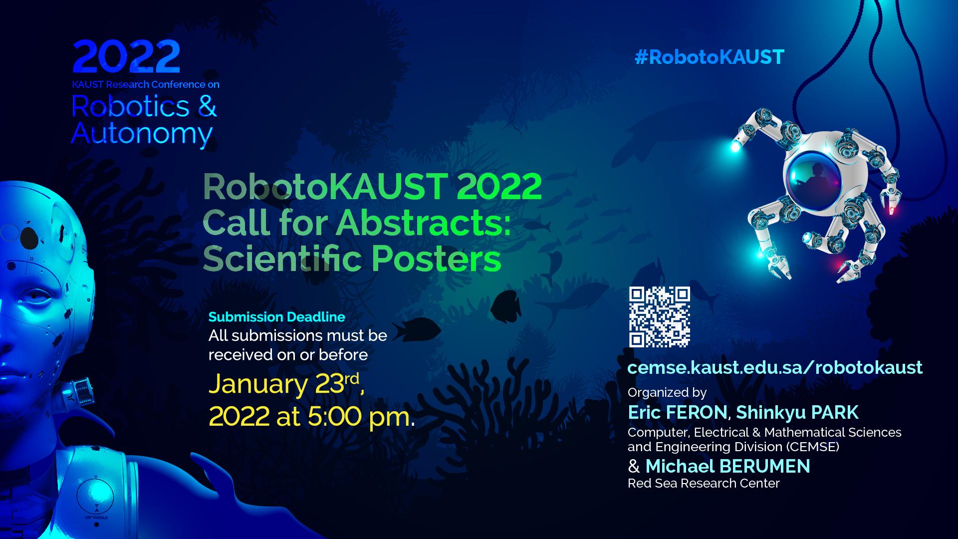 RobotoKAUST2022 and KAUST Announcements Call for Posters
