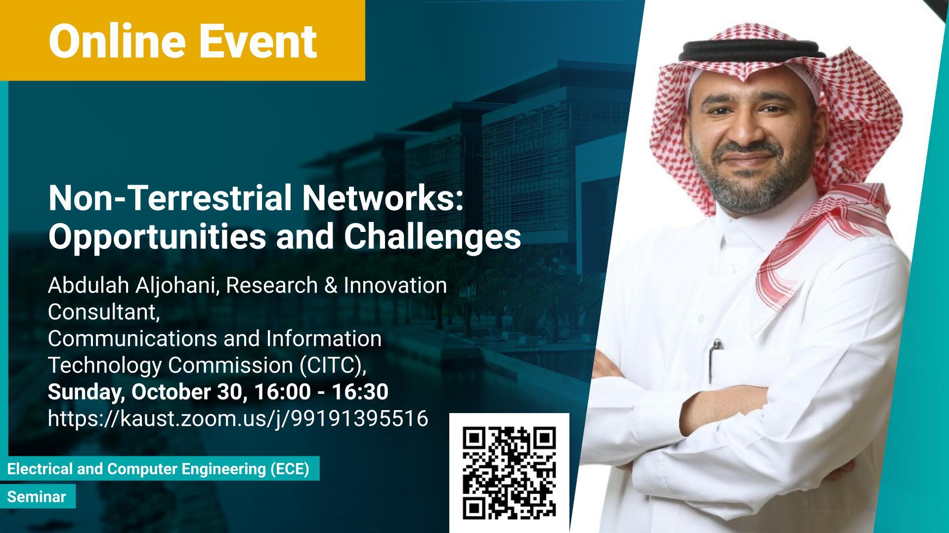KAUST CEMSE ECE Seminar Abdulah Aljohani Non Terrestrial Networks